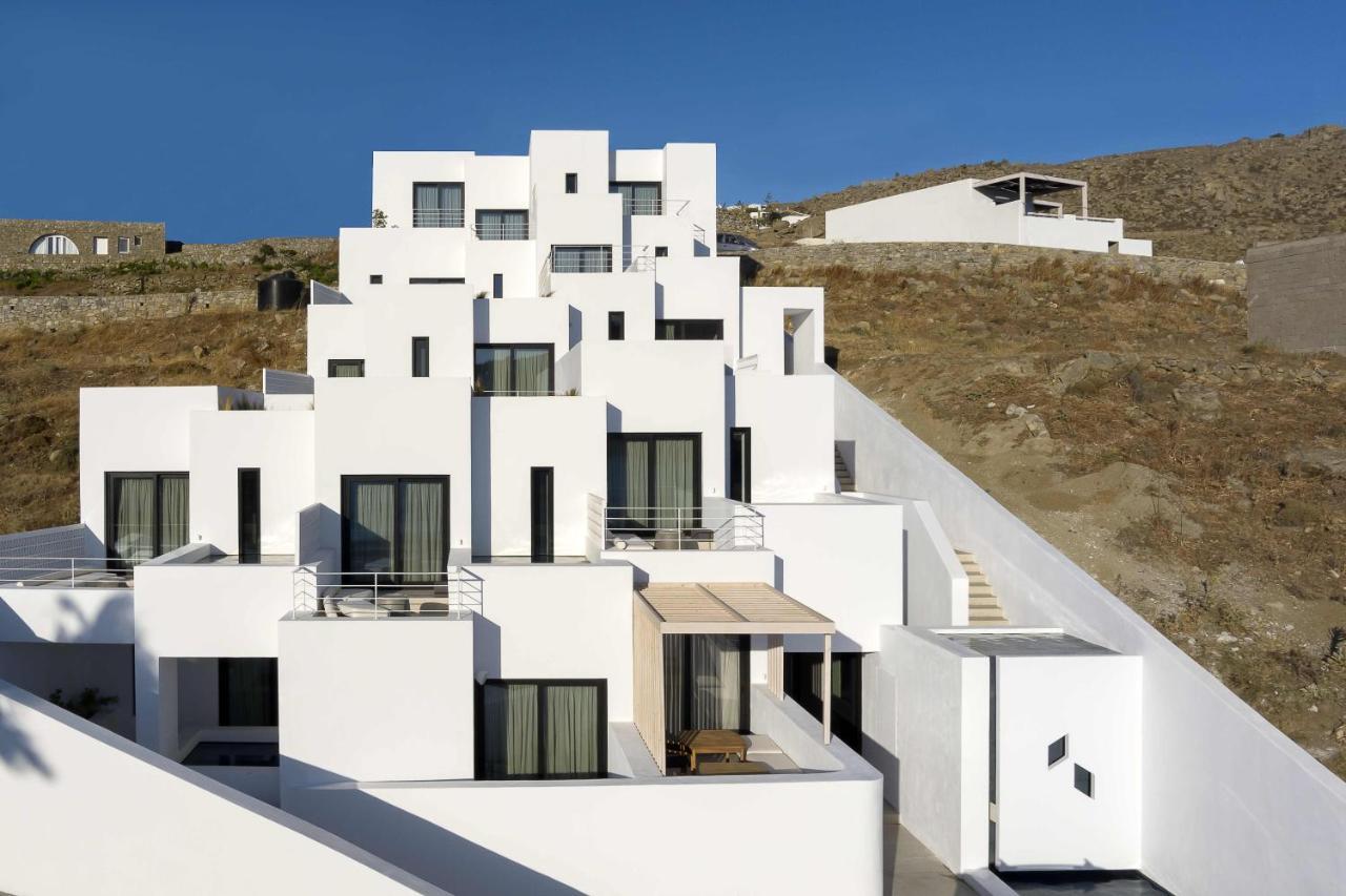 Cubic Mykonos Seafront Design Suites Орнос Экстерьер фото