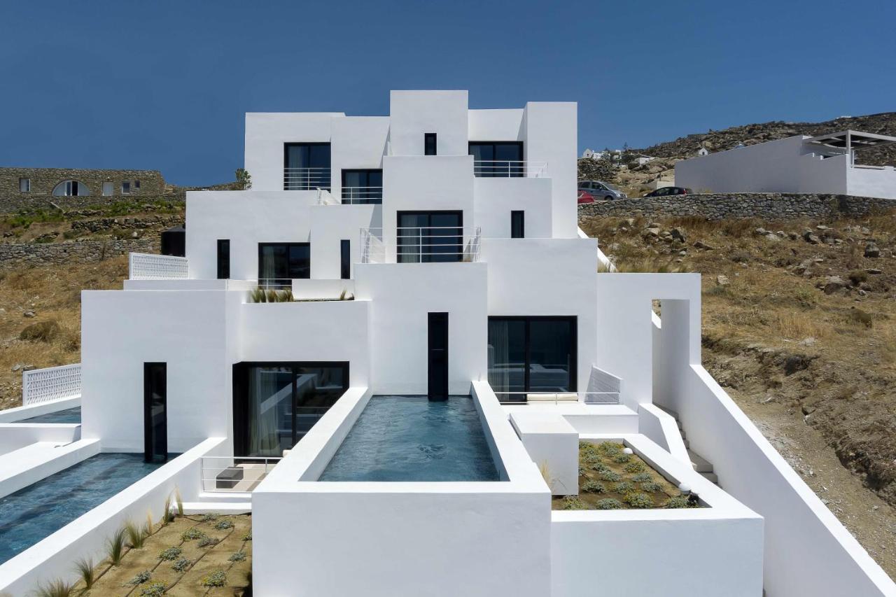 Cubic Mykonos Seafront Design Suites Орнос Экстерьер фото