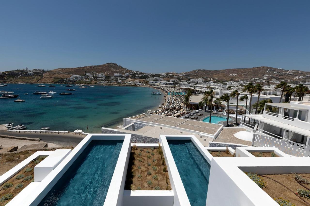 Cubic Mykonos Seafront Design Suites Орнос Экстерьер фото