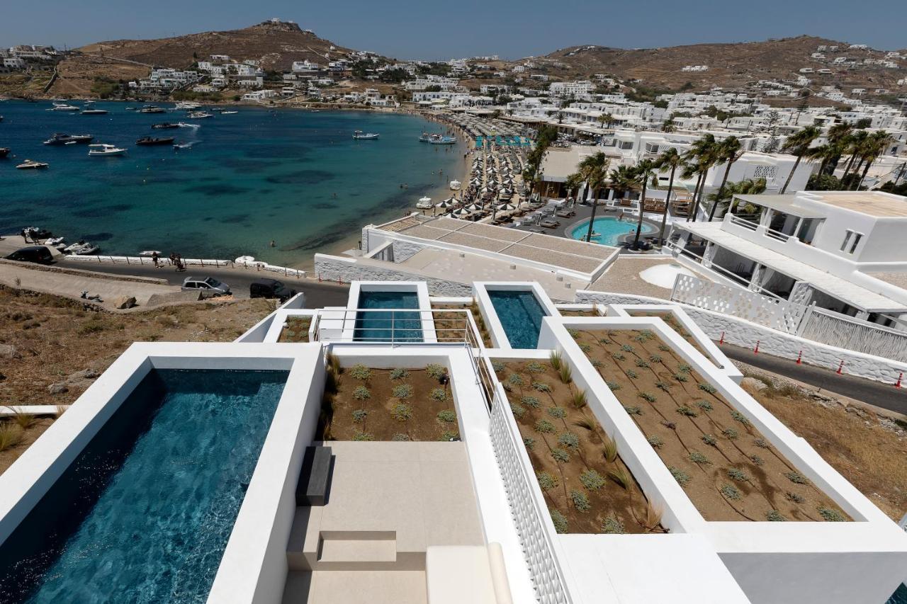 Cubic Mykonos Seafront Design Suites Орнос Экстерьер фото