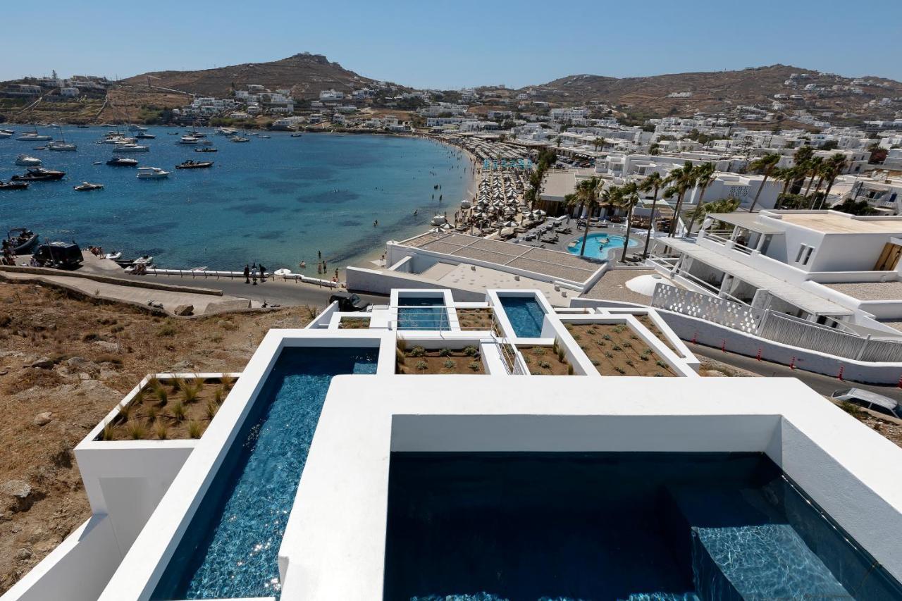 Cubic Mykonos Seafront Design Suites Орнос Экстерьер фото