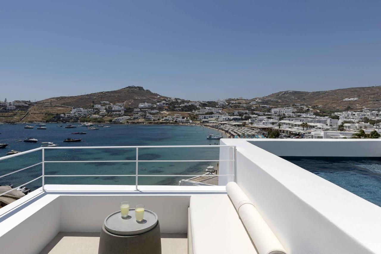 Cubic Mykonos Seafront Design Suites Орнос Экстерьер фото